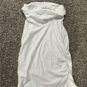 CAbi Strapless White tank